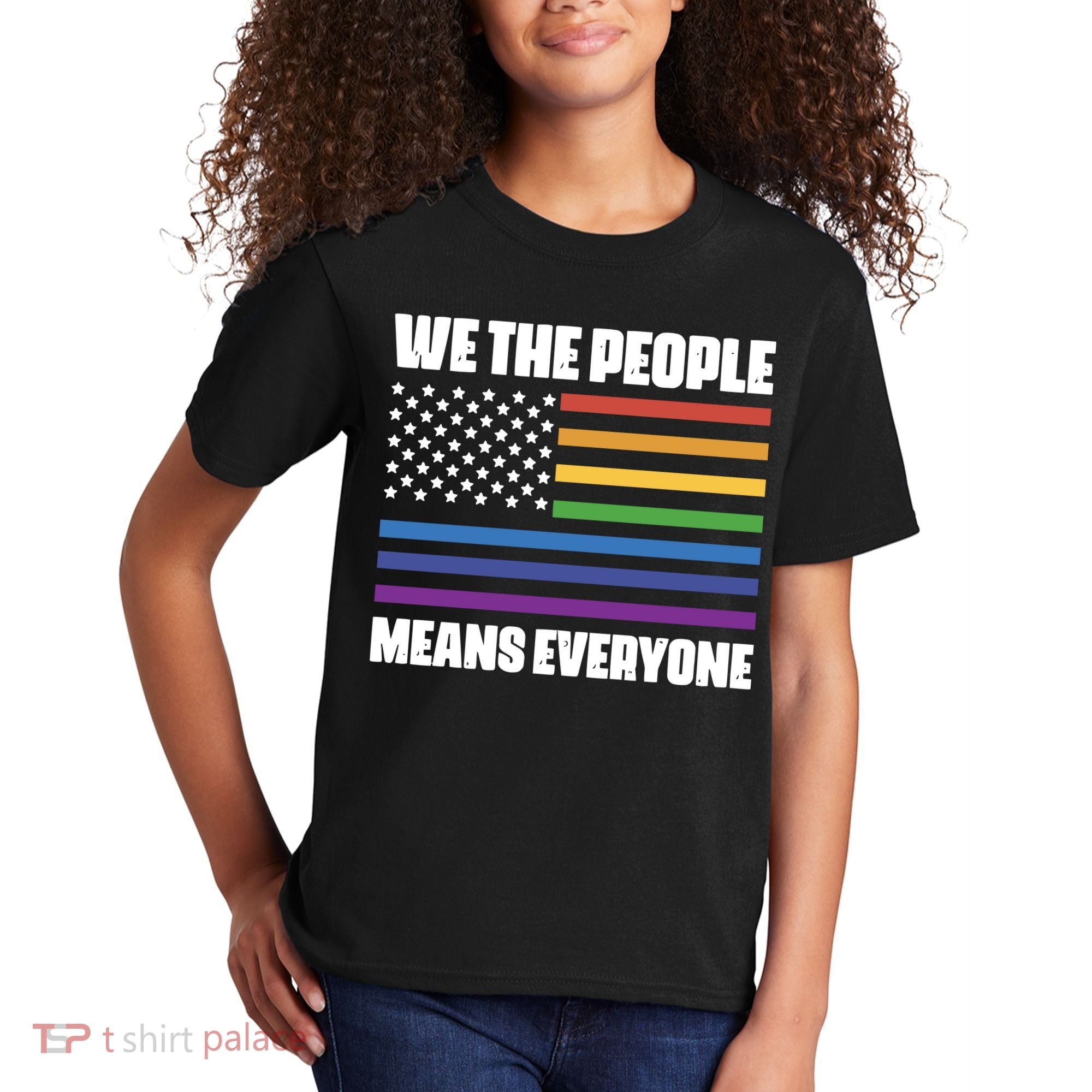 Lgbt Pride Parade We The People Means Everyone Kids T-Shirt