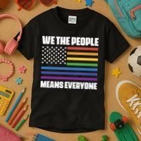 Lgbt Pride Parade We The People Means Everyone Kids T-Shirt thumb 3
