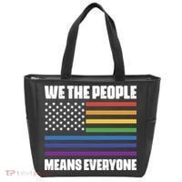 Lgbt Pride Parade We The People Means Everyone Tote Bag thumb 0