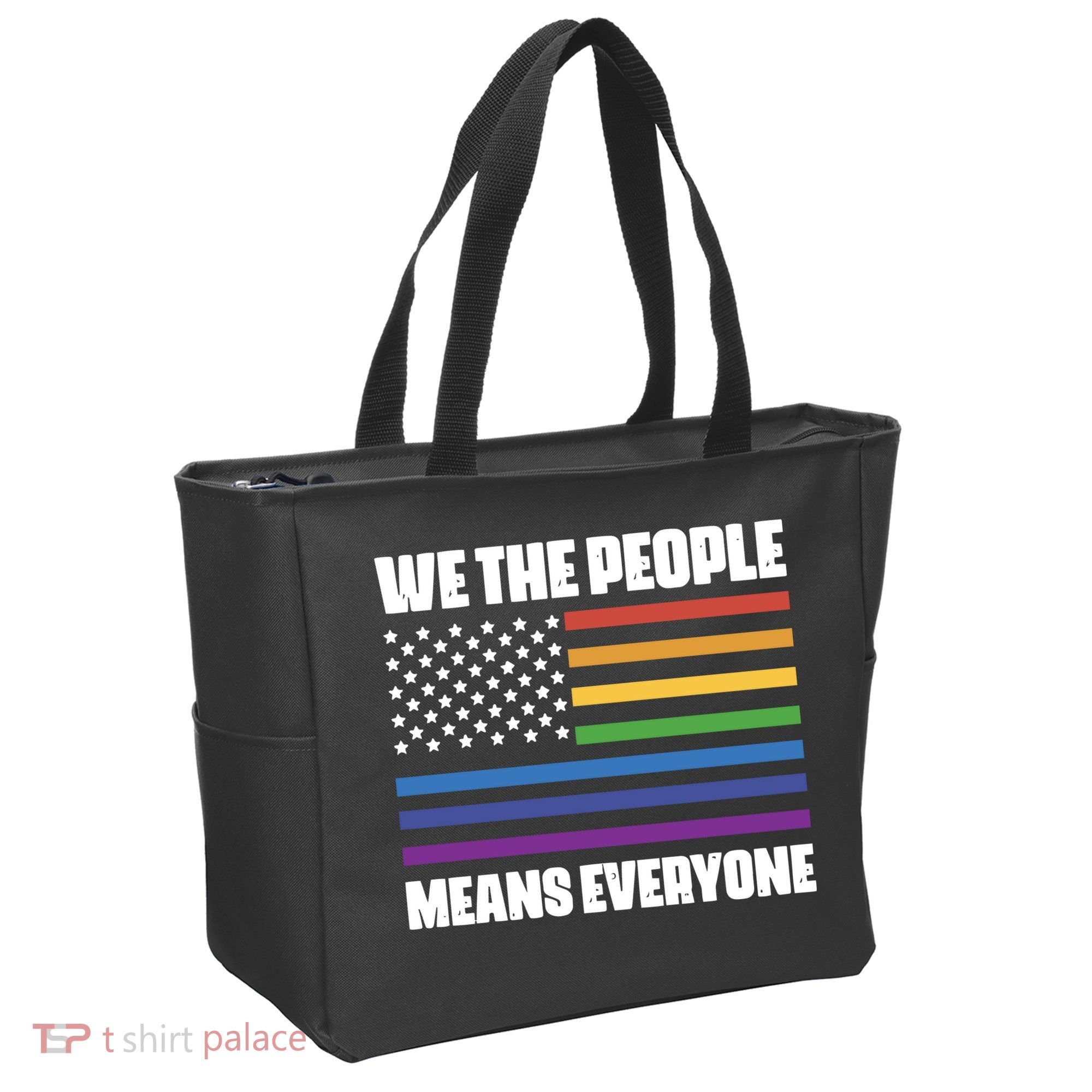 Lgbt Pride Parade We The People Means Everyone Tote Bag