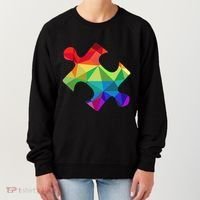 Low Poly Puzzles Autism Awareness Women Women's Sweatshirt thumb 0