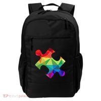 Low Poly Puzzles Autism Awareness Women Backpack thumb 0