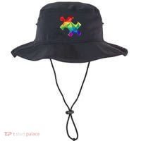 Low Poly Puzzles Autism Awareness Women Bucket Hat thumb 0