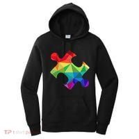 Low Poly Puzzles Autism Awareness Women Women's Hoodie thumb 0