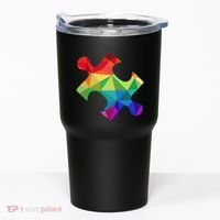 Low Poly Puzzles Autism Awareness Women Tumbler thumb 0