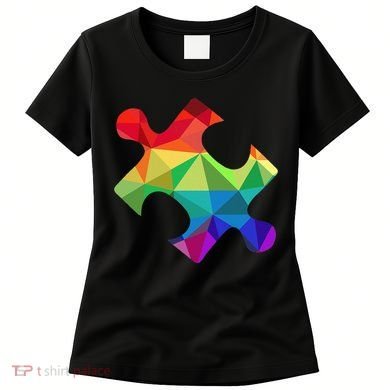 Low Poly Puzzles Autism Awareness Women Women's T-Shirt