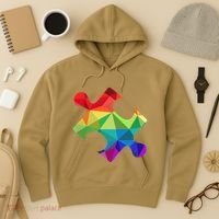 Low Poly Puzzles Autism Awareness Women Hoodie thumb 3