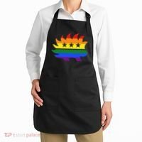 Libertarian Party Porcupine Rainbow Apron thumb 2