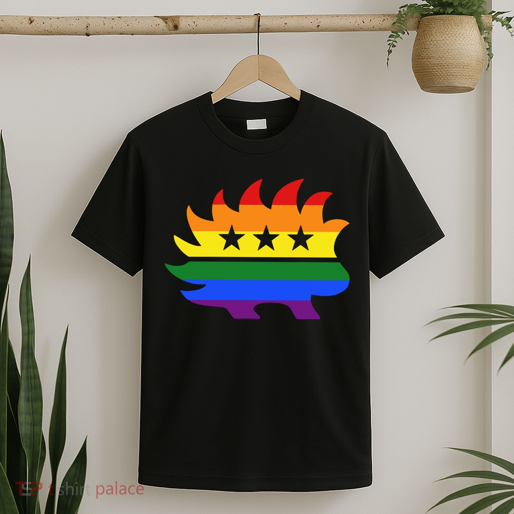 Libertarian Party Porcupine Rainbow T-Shirt