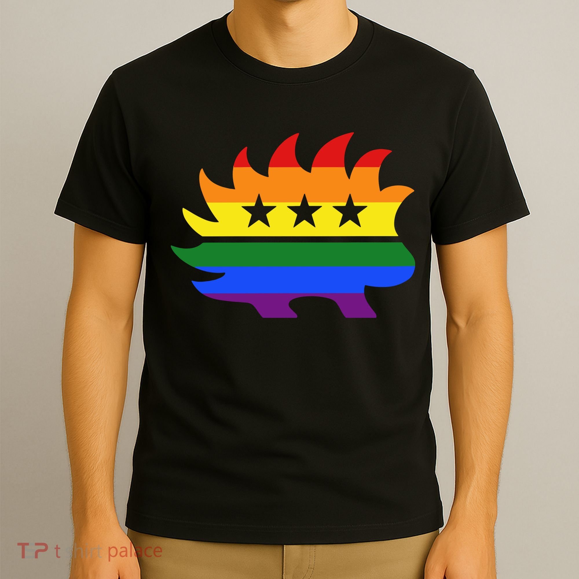 Libertarian Party Porcupine Rainbow T-Shirt