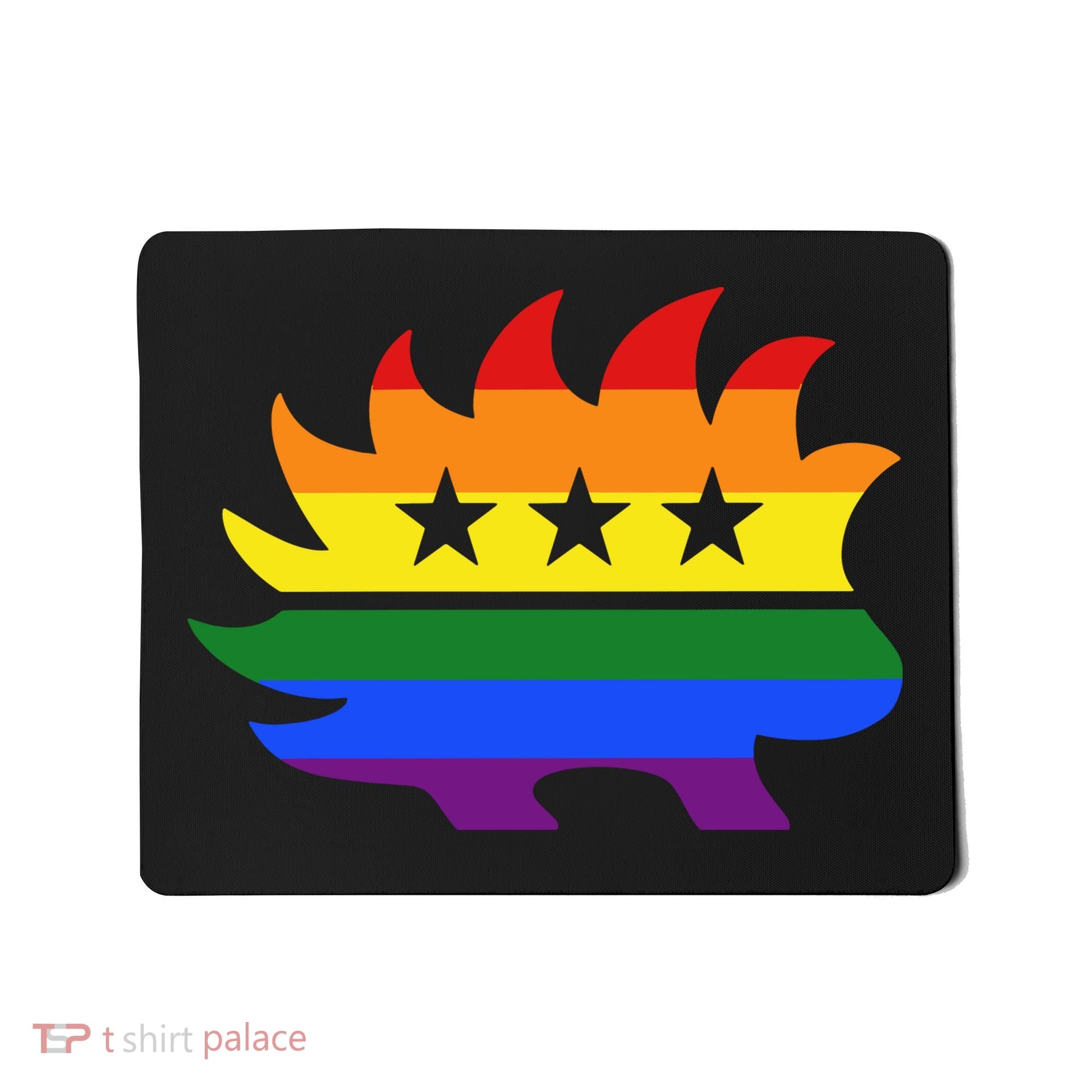 Libertarian Party Porcupine Rainbow Mousepad