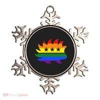 Libertarian Party Porcupine Rainbow Ornament thumb 0