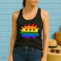 Libertarian Party Porcupine Rainbow Women's Tank Top thumb 2