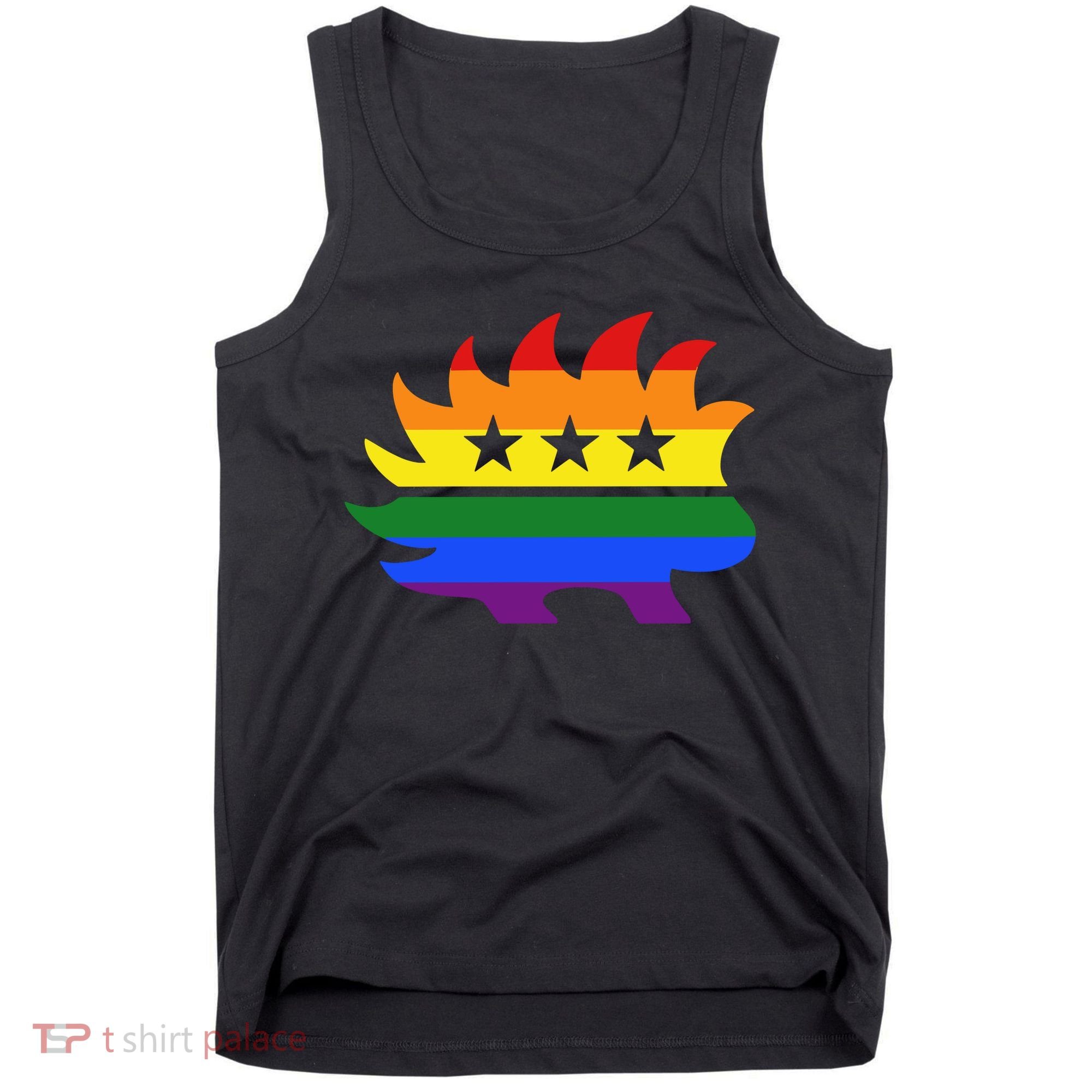 Libertarian Party Porcupine Rainbow Tank Top