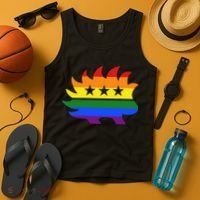 Libertarian Party Porcupine Rainbow Tank Top thumb 4