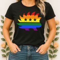 Libertarian Party Porcupine Rainbow Women's T-Shirt thumb 2