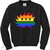 Libertarian Party Porcupine Rainbow Kids Sweatshirt thumb 0