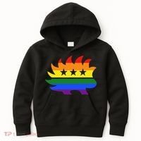 Libertarian Party Porcupine Rainbow Kids Hoodie thumb 0