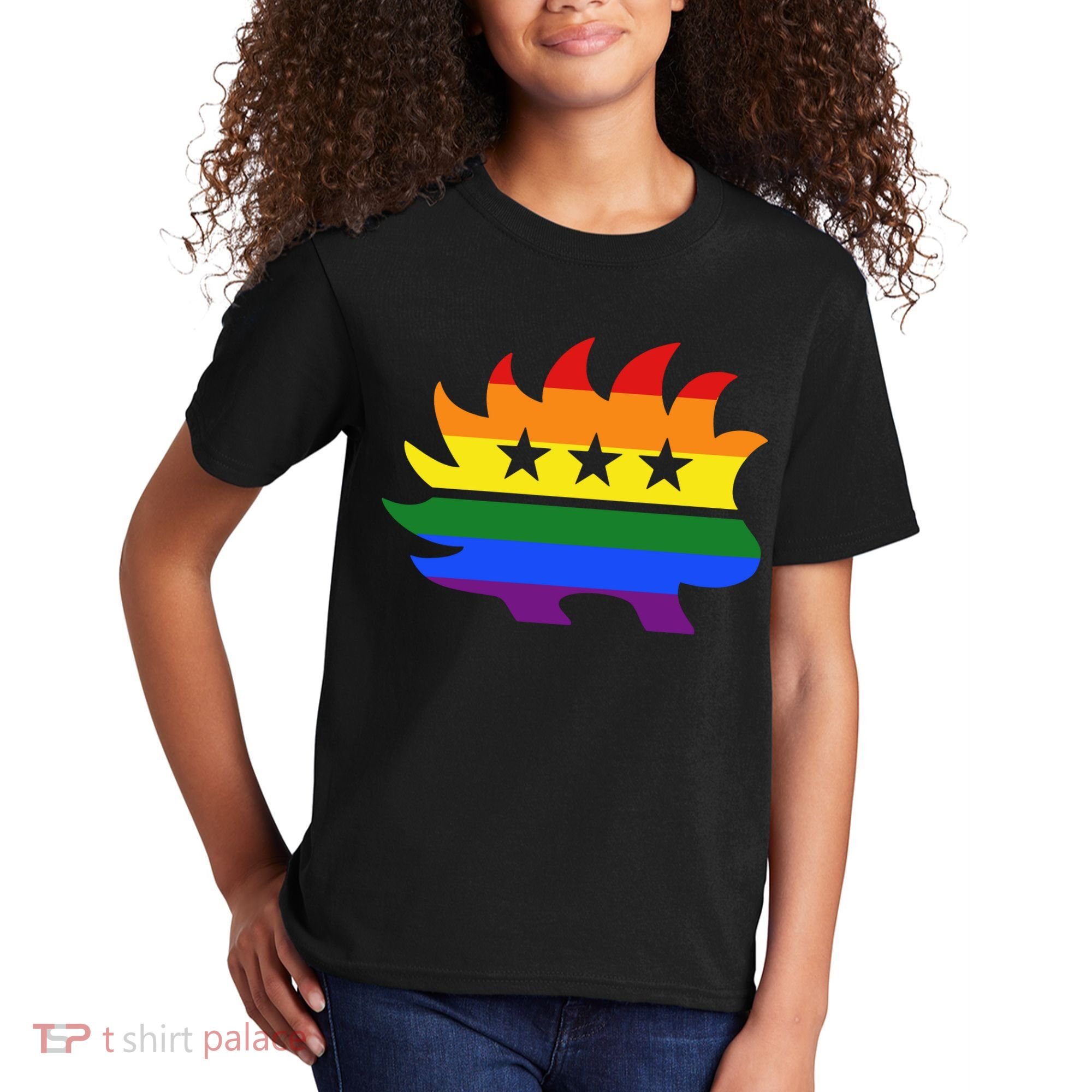 Libertarian Party Porcupine Rainbow Kids T-Shirt