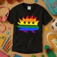 Libertarian Party Porcupine Rainbow Kids T-Shirt thumb 3