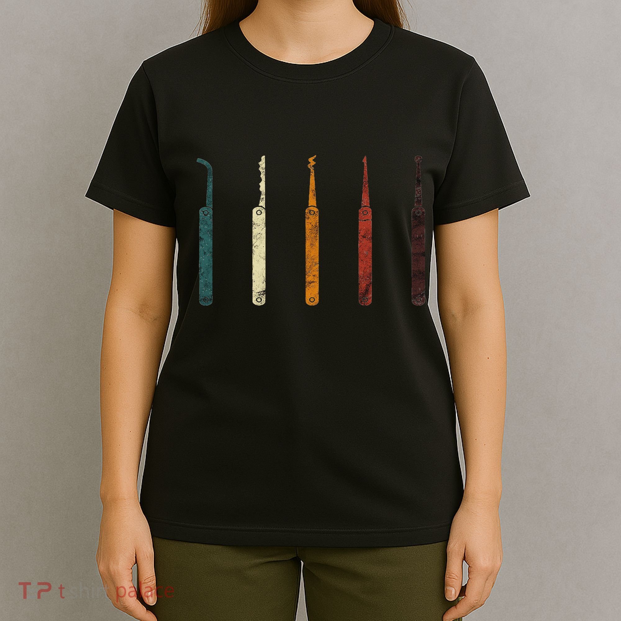 Lock Picker Retro Locksmith Lock Picking Locksmithing T-Shirt