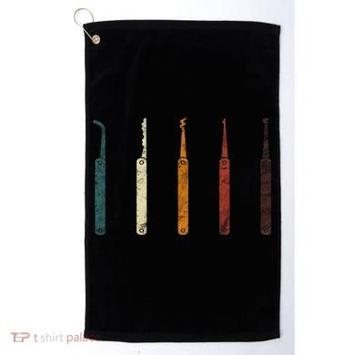 Lock Picker Retro Locksmith Lock Picking Locksmithing Golf Towel