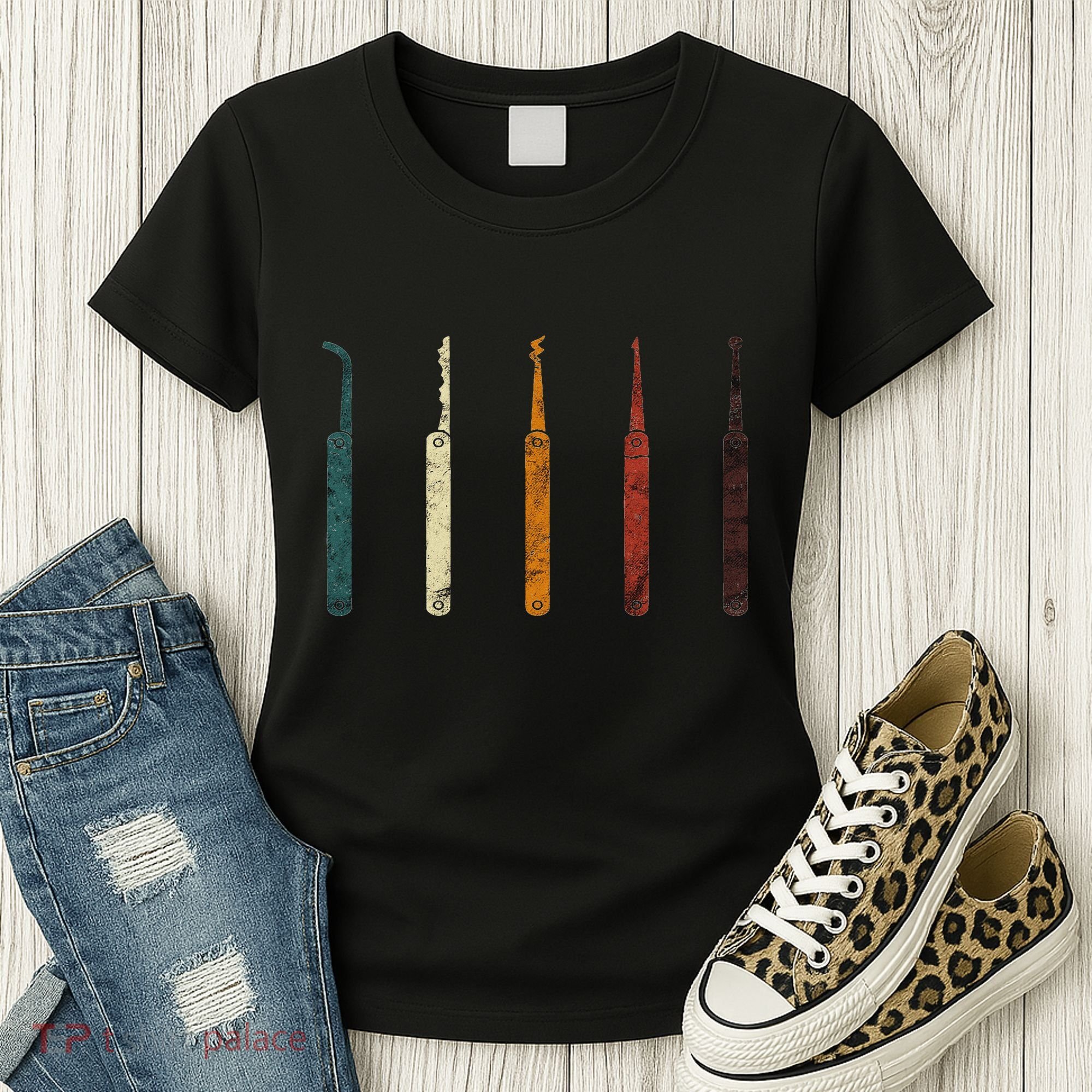 Lock Picker Retro Locksmith Lock Picking Locksmithing Women's T-Shirt
