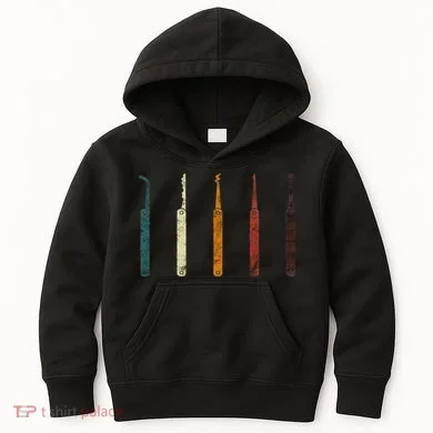Lock Picker Retro Locksmith Lock Picking Locksmithing Kids Hoodie