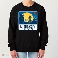 LISBON PORTUGAL RETRO LOGO Women's Sweatshirt thumb 0