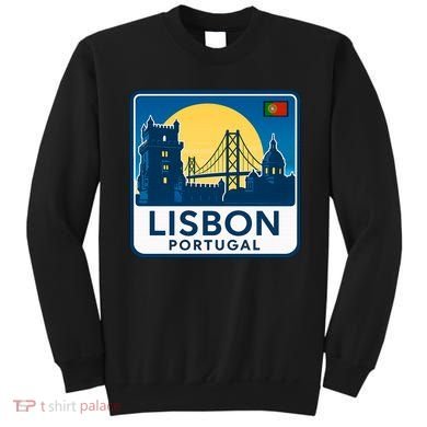 LISBON PORTUGAL RETRO LOGO Sweatshirt