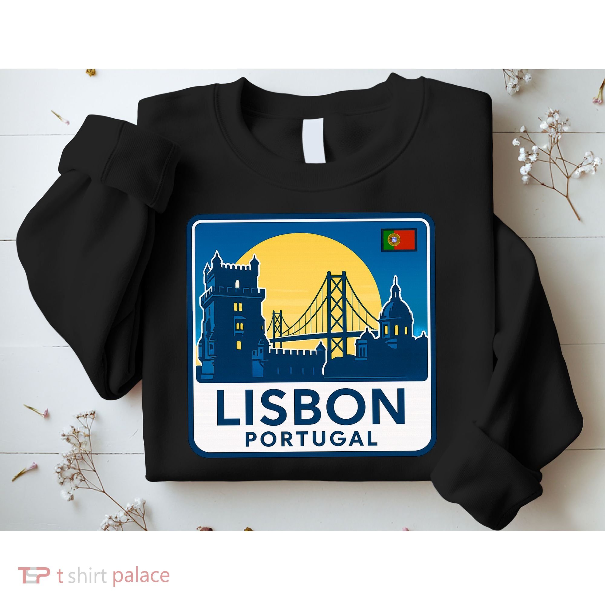 LISBON PORTUGAL RETRO LOGO Sweatshirt