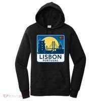 LISBON PORTUGAL RETRO LOGO Women's Hoodie thumb 0