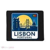 LISBON PORTUGAL RETRO LOGO Mousepad thumb 0