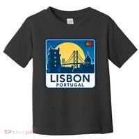 LISBON PORTUGAL RETRO LOGO Toddler T-Shirt thumb 0