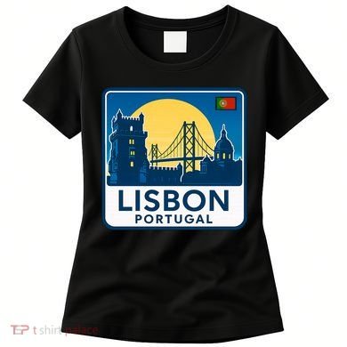 LISBON PORTUGAL RETRO LOGO Women's T-Shirt