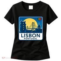 LISBON PORTUGAL RETRO LOGO Women's T-Shirt thumb 0