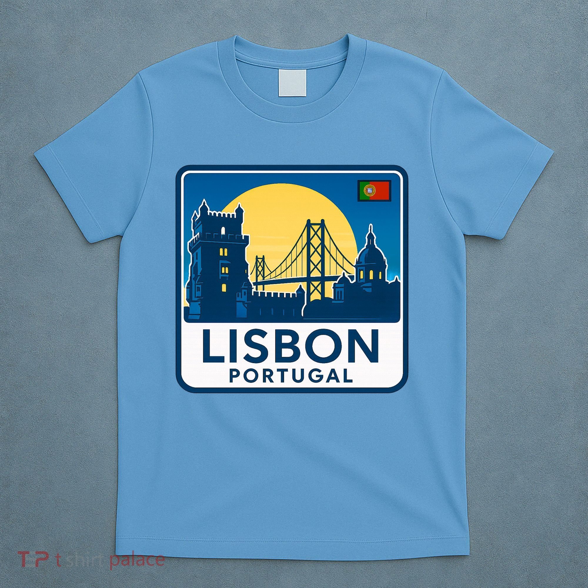 LISBON PORTUGAL RETRO LOGO T-Shirt