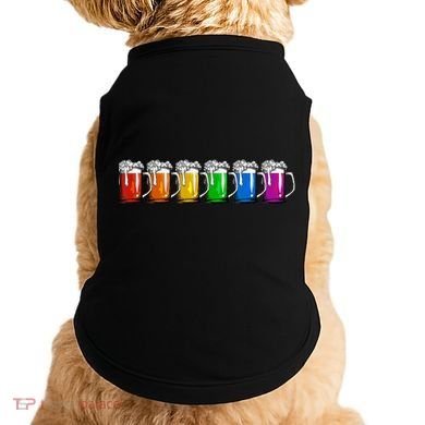 LGBT Pride Rainbow Beer Doggie Tank