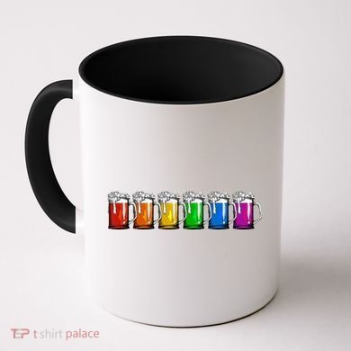 LGBT Pride Rainbow Beer Coffee Mug