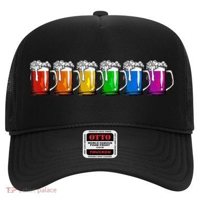 LGBT Pride Rainbow Beer Hat