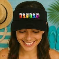 LGBT Pride Rainbow Beer Visor thumb 2