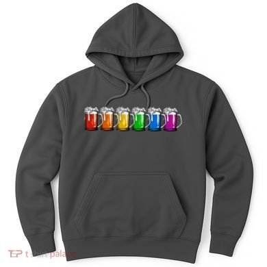 LGBT Pride Rainbow Beer Hoodie