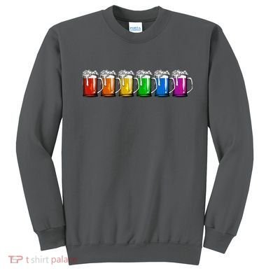 LGBT Pride Rainbow Beer Sweatshirt