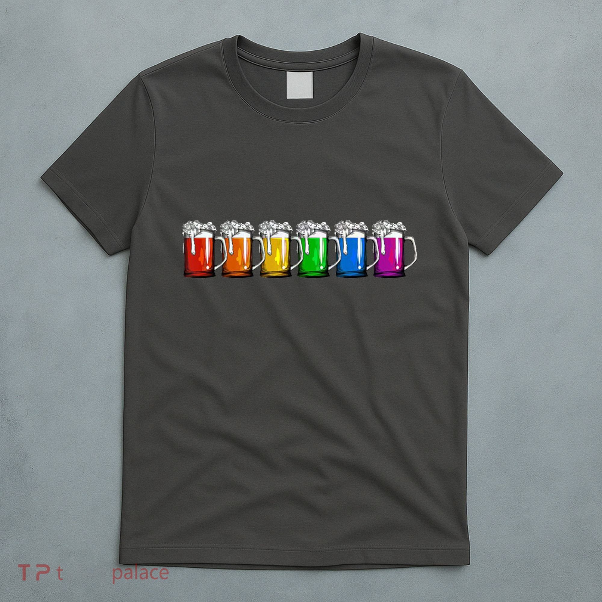 LGBT Pride Rainbow Beer T-Shirt