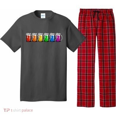 LGBT Pride Rainbow Beer Pajama Set