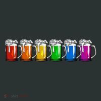 LGBT Pride Rainbow Beer Mousepad thumb 1