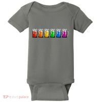 LGBT Pride Rainbow Beer Baby Bodysuit thumb 0