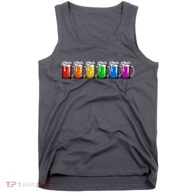 LGBT Pride Rainbow Beer Tank Top