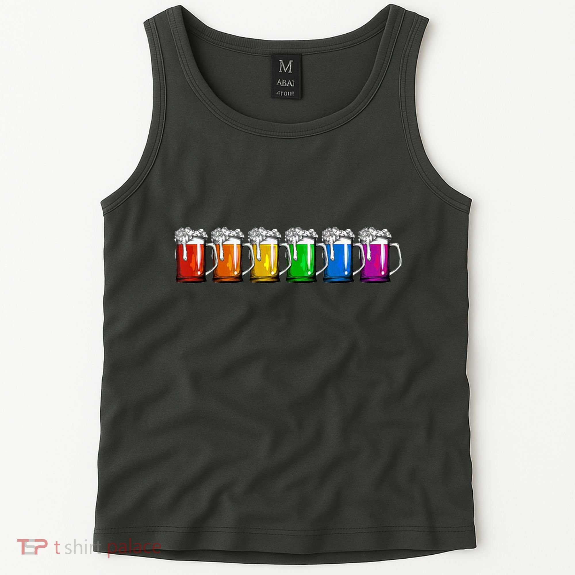 LGBT Pride Rainbow Beer Tank Top