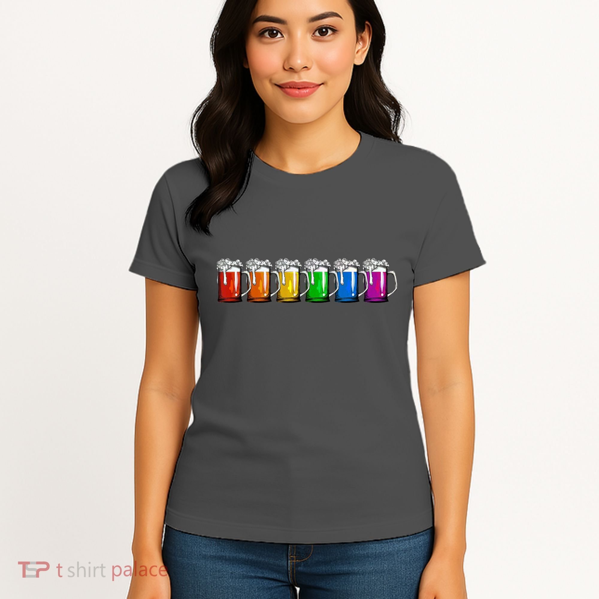 LGBT Pride Rainbow Beer Women's T-Shirt